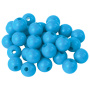 Бусины для творчества "Шарики", 8 мм, 30 грамм, бирюзовые, светло-голубые, голубые, ОСТРОВ СОКРОВИЩ, 661236 - Бусины для творчества