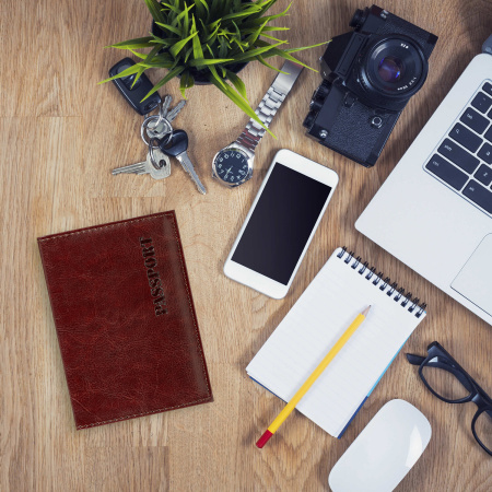 Обложка для паспорта STAFF "Profit", экокожа, мягкая изолоновая вставка, "PASSPORT", коричневая, 237184 - Обложки для паспорта