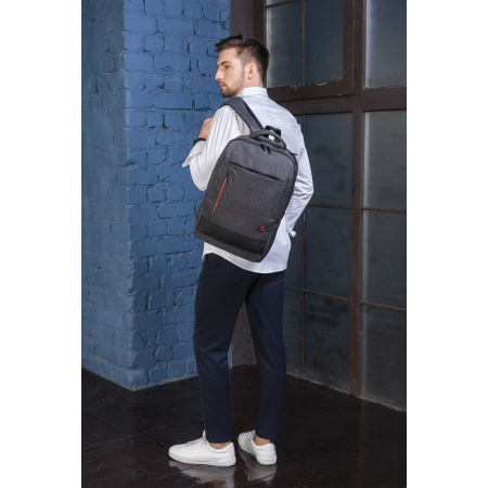 Рюкзак BRAUBERG URBAN универсальный, с отделением для ноутбука, "Houston", темно-серый, 45х31х15 см, 229895 - Рюкзаки с отделением для ноутбука