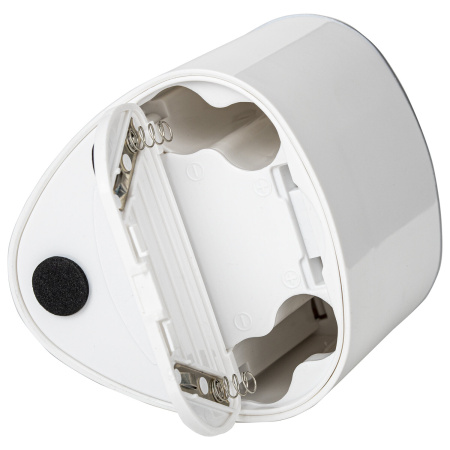 Точилка электрическая BRAUBERG DUAL (для 2 диаметров карандашей!), 4 батарейки АА, белая, 270580 - Точилки электрические