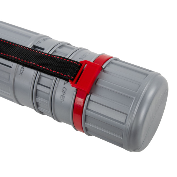 Тубус для чертежей телескопический, длина 64-100 см, формат А0, диаметр 8,5 см, с ремнем, серый, BRAUBERG, 271257 - Тубусы для чертежей