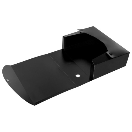 Короб архивный (330х245 мм), 100 мм, пластик, разборный, до 900 листов, черный, 0,9 мм, BRAUBERG "Energy", 236854 - Короба и архивные системы пластиковые