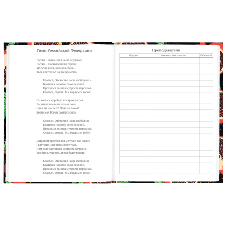 Дневник 5-11 класс 48 л., твердый, BRAUBERG, блестки, с подсказом, "Гранаты", 106639 - Дневники для старших классов