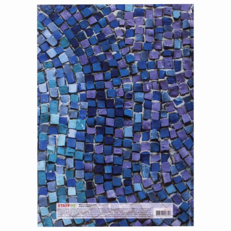 Блокнот БОЛЬШОЙ ФОРМАТ (215х295 мм) А4, 80 л., твердый, клетка, STAFF, "Венеция", 111597 - Блокноты в книжном переплете