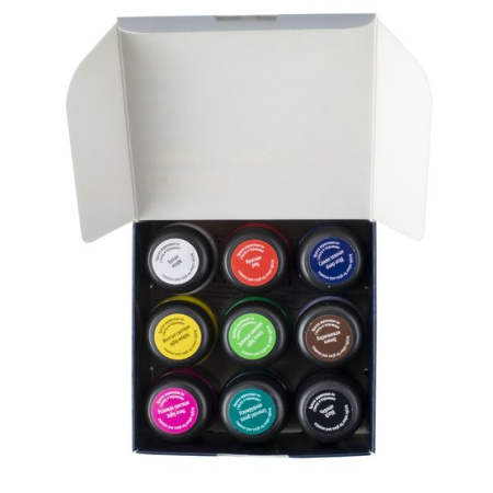 Набор акриловых красок стекло/керамика картон  9 шт х 20 мл "Decola" - Краски по стеклу и керамике в наборах