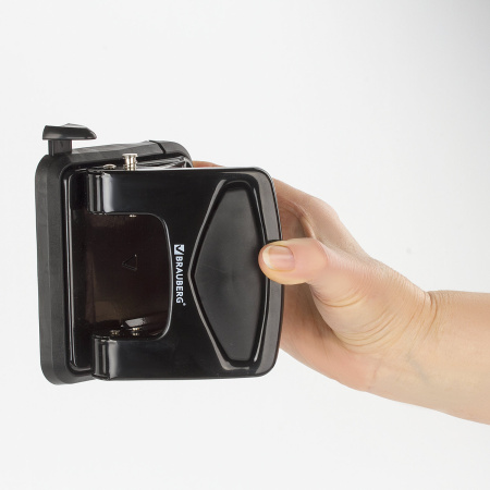 Дырокол металлический BRAUBERG "PN-150M", до 35 листов, черный, 227788 - Дыроколы настольные