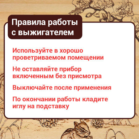 Прибор для выжигания по дереву "Вязь", регулировка мощности, 880304 - Наборы для выжигания