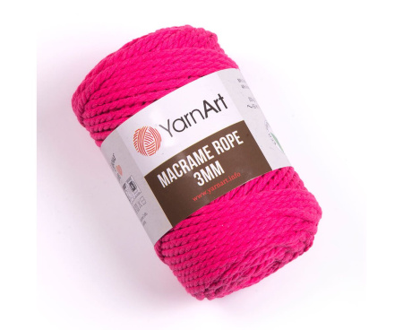 YarnArt Макраме Rope 3mm №803 (малина)