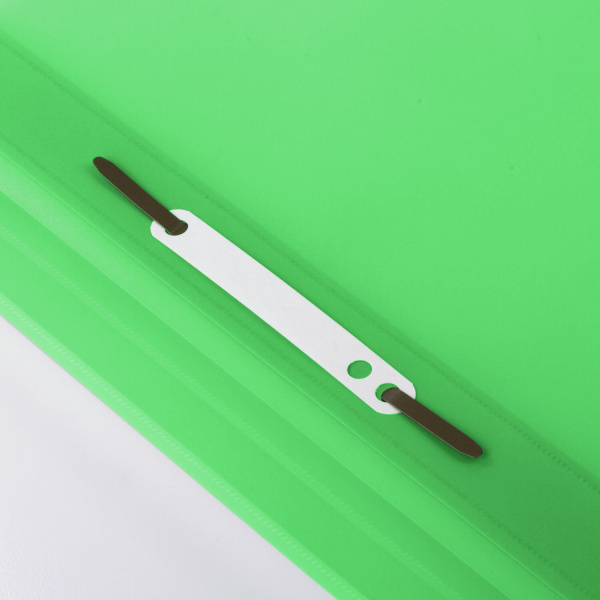 Скоросшиватель пластиковый ЮНЛАНДИЯ, А4, 130/180 мкм, салатовый, 228679 - Папки-скоросшиватели мягкие