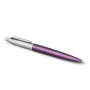 Ручка шариковая PARKER "Jotter Core Victoria Violet CT", корпус фиолетовый, детали хром, синяя, 1953190 - Ручки шариковые подарочные