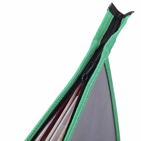 Папка для тетрадей ЮНЛАНДИЯ А4, 1 отделение, пластик, на молнии, "Crusher", 271455 - Папки для тетрадей и уроков труда