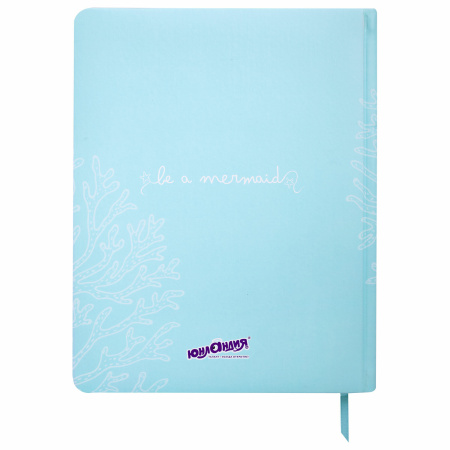 Дневник 1-11 класс 48 л., кожзам (твердая с поролоном), печать, наклейки, ЮНЛАНДИЯ, "Русалочка", 106187 - Дневники для младших классов