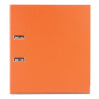 Папка-регистратор BRAUBERG с покрытием из ПВХ, 80 мм, с уголком, оранжевая (удвоенный срок службы), 227199 - Папки-регистраторы с арочным механизмом