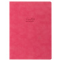 Тетрадь-скетчбук 60 л. обложка кожзам под замшу, сшивка, B5 (179х250мм), 70 г/м2, КОРАЛЛОВЫЙ, BRAUBERG CAPRISE, 403864 - Тетради более 60 листов
