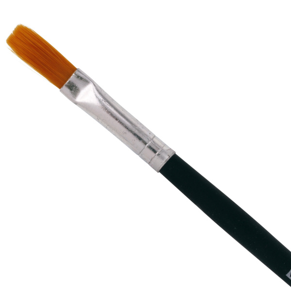 Кисть BRAUBERG, синтетика, плоская, № 7, 200214 - Кисти для рисования