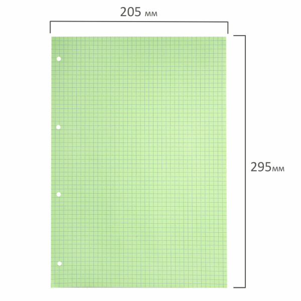 Сменный блок к тетради на кольцах БОЛЬШОЙ ФОРМАТ А4, 120 л., BRAUBERG, (4 цвета по 30 листов), 404519 - Тетради на кольцах и сменные блоки к ним
