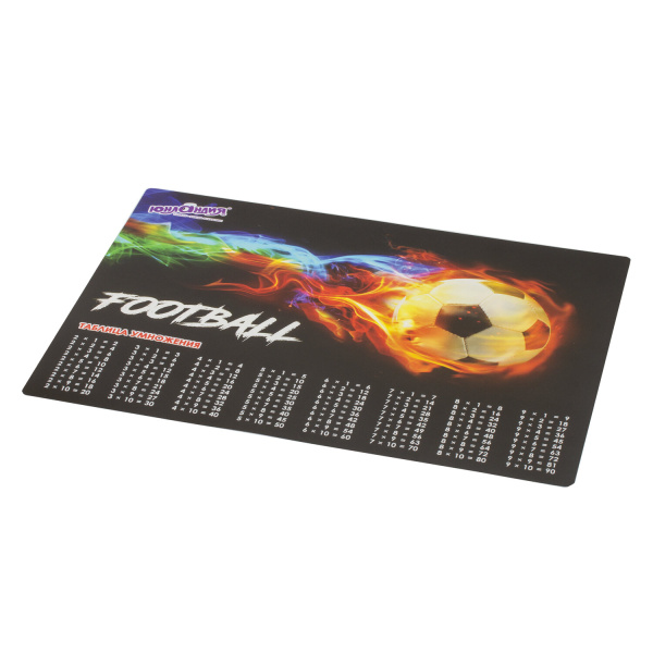 Настольное покрытие ЮНЛАНДИЯ, А3+, пластик, 46x33 см, "Fireball", 270397 - Коврики настольные детские