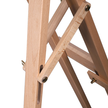 Мольберт напольный из бука, 158х50х87 см, высота холста до 121 см, лакированный, BRAUBERG ART CLASSIC, 192259 - Мольберты