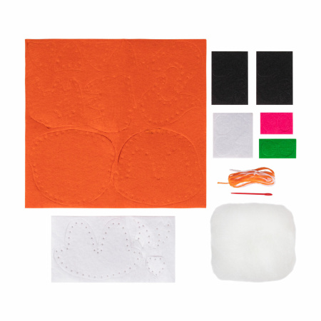 Набор для шитья игрушки из фетра "Лисёнок", ЮНЛАНДИЯ, 664491 - Наборы для рукоделия