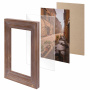 Рамка из мангового дерева BRAUBERG LOFT EL CLASICO, фото 13х18 см, акриловый экран, 19х24 см, 391286 - Рамки для дипломов, сертификатов, грамот, фотографий