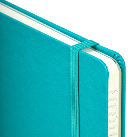 Блокнот А5 (148х218 мм), BRAUBERG ULTRA, балакрон, 80 г/м2, комбинированный блок, 100 л., бирюза, 113071 - Бизнес-блокноты и бизнес-тетради