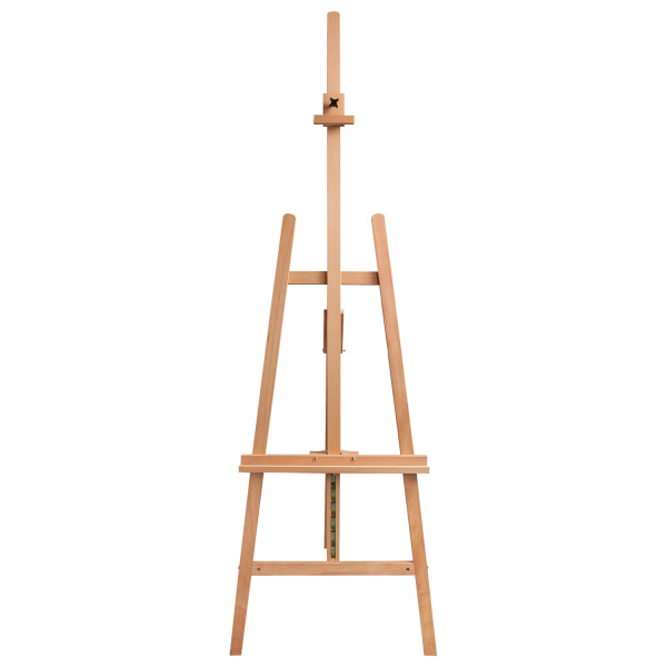 Мольберт напольный BRAUBERG ART CLASSIC, бук, угол 60°, 63х174(231)х68см, высота холста 126см,190652 - Мольберты