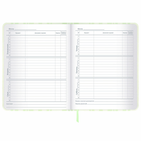 Дневник 1-11 класс 48 л., кожзам (твердая с поролоном), печать, наклейки, BRAUBERG, "Relax", 106190 - Дневники универсальные