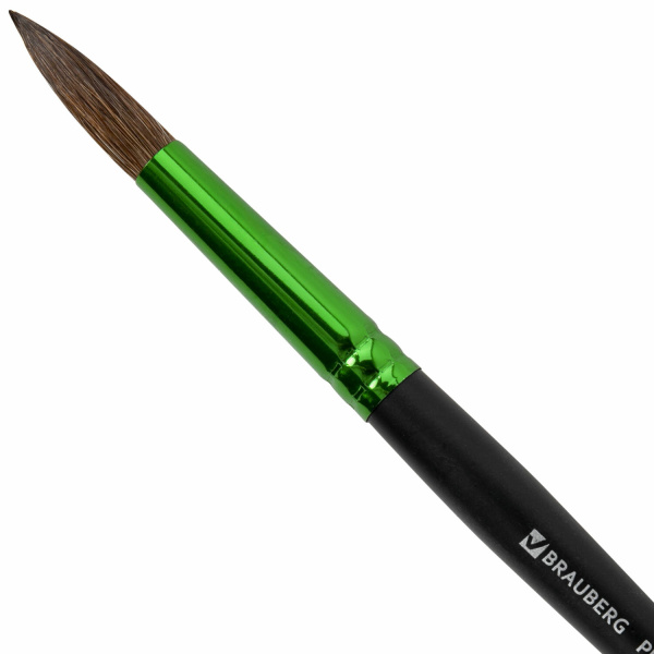 Кисть из ворса пони № 9, BRAUBERG PREMIUM, 200988 - Кисти для рисования