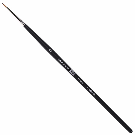 Кисти художественные набор 3 шт., синтетика (круглые № 0, 1, 2) BRAUBERG ART CLASSIC, 201031 - Кисти художественные в наборах