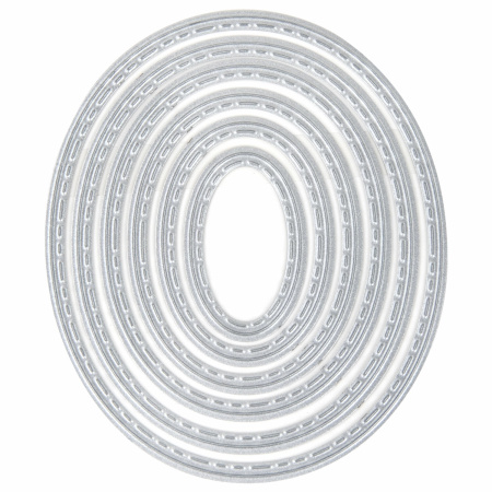 Ножи "Овалы" для Машинки для вырубки и тиснения ОС-5, 73х62 мм, 6 штук, ОСТРОВ СОКРОВИЩ, 663824, 861-002 - Машинки, ножи и маты для вырубки, клише для тиснения