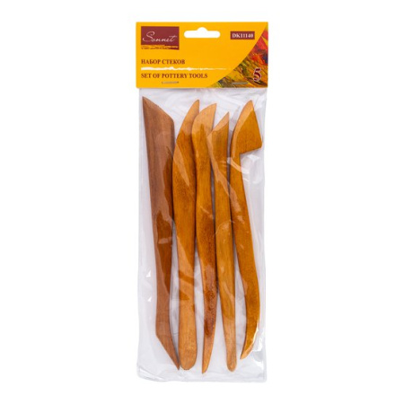 Набор стеков "Сонет", 20 см, дерево, 5 штук