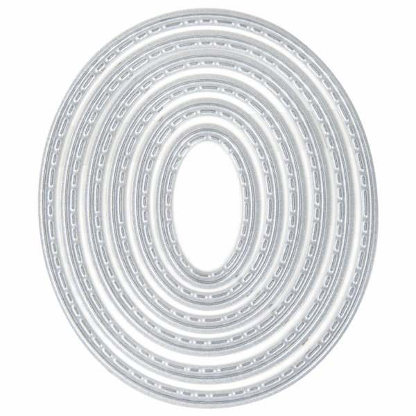 Ножи "Овалы" для Машинки для вырубки и тиснения ОС-5, 73х62 мм, 6 штук, ОСТРОВ СОКРОВИЩ, 663824, 861-002 - Машинки, ножи и маты для вырубки, клише для тиснения