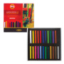 Пастель сухая художественная KOH-I-NOOR "Gioconda", 24 цвета, квадратное сечение, 8114024003KS - Пастель художественная в наборах