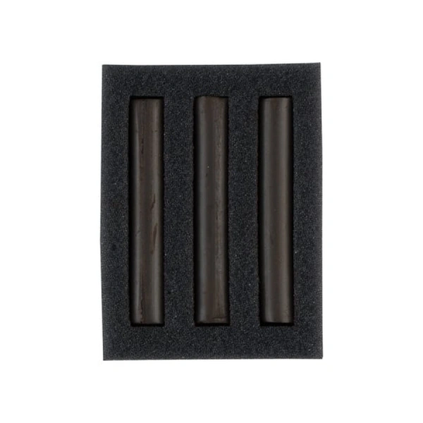 Набор сухих художественных графических материалов "Ладога": соус коричневый 3 мелка - Мел, графит, сепия, сангина, соус, уголь художественные