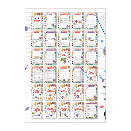 Листы-вкладыши для портфолио ШКОЛЬНИКА, 30 разделов, 32 листа, "МОЁ ПОРТФОЛИО", ЮНЛАНДИЯ, 129900 - Портфолио