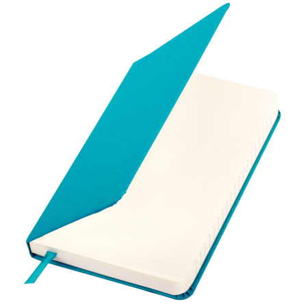 Блокнот МАЛЫЙ ФОРМАТ (93х142 мм) А6, BRAUBERG ULTRA, балакрон, 80 г/м2, 96 л., линия, бирюзовый, 113058 - Бизнес-блокноты и бизнес-тетради