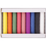 Пастель сухая художественная BRAUBERG ART DEBUT, 9 цветов, круглое сечение, 181459 - Пастель художественная в наборах