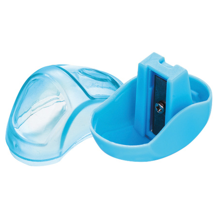 Точилка ЮНЛАНДИЯ "Космолет", с контейнером, пластиковая, корпус ассорти, 228441 - Точилки ручные