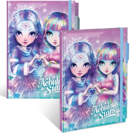 Серия: Iceana. Блокнот в жестком переплете, на резинке, с гелевой ручкой в комплекте - Блокноты и записные книжки