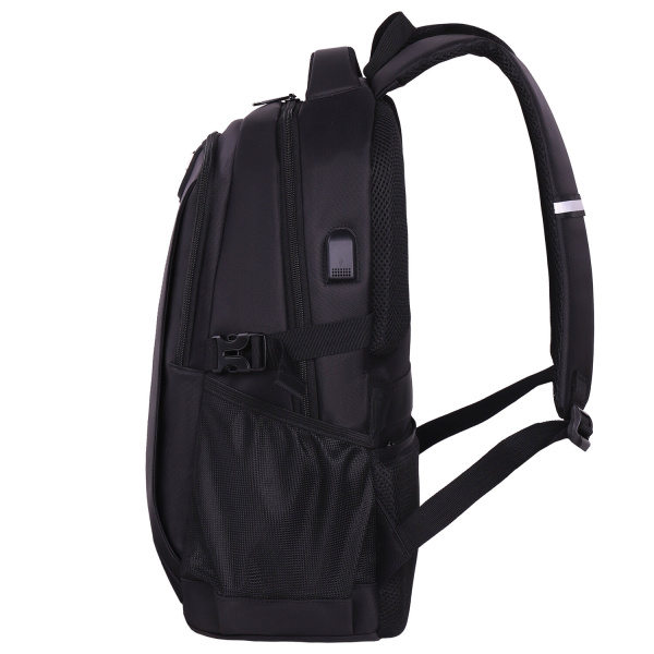 Рюкзак GERMANIUM UPGRADE универсальный, 2 отделения, отделение для ноутбука, USB-порт, "UP-1", черный, 47х31х18 см, 271665 - Рюкзаки с отделением для ноутбука