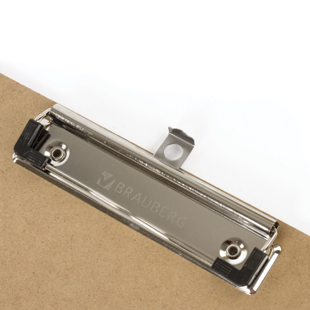 Доска-планшет БОЛЬШОГО ФОРМАТА (440х320 мм), А3, BRAUBERG "Eco" с двумя прижимами, МДФ, 3 мм, 232227 - Планшеты и клипборды