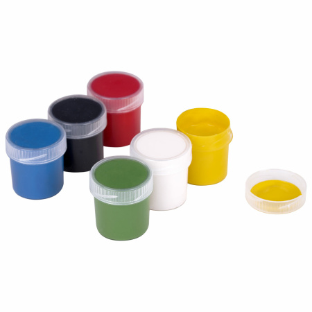 Гуашь ПИФАГОР "ВЕСЕЛАЯ ТАКСА", 6 цветов по 20 мл, 192378 - Краски для детского творчества