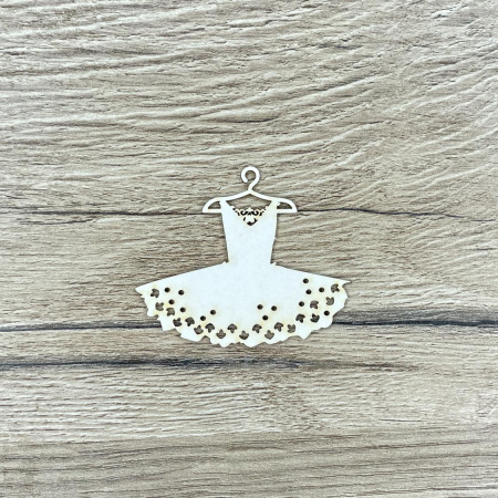 Чипборд "Платье" толщина 1,55 мм