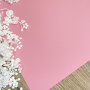 Дизайнерская бумага с содержанием вторичных волокон, цвет розовый, плотность 170 гр., размер 35*50 см - Дизайнерская бумага
