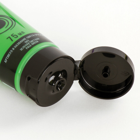 Краска акриловая художественная BRAUBERG ART CLASSIC, туба 75мл, ЗЕЛЕНАЯ СВЕТЛАЯ, 191100 - Акриловые краски художественные поштучно