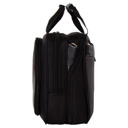 Сумка-портфель BRAUBERG с отделением для ноутбука 15-16", "Business", 2 отделения, черная, 41х32х15 см, 240389 - Сумки деловые с отделением для ноутбука и планшета