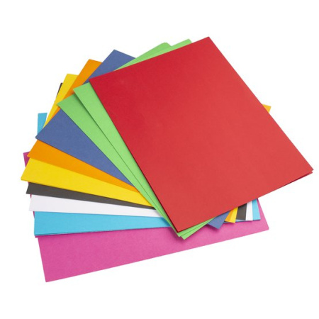 Набор цветного картона "Я-Художник!", 220 г/м2, А4, 10 цветов, 20 листов - Цветная бумага