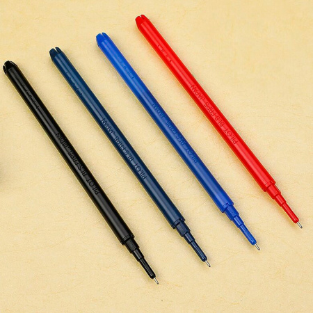 Стержень стираемый гелевый PILOT, 111 мм, ЧЕРНЫЙ, игольчатый узел 0,5 мм, линия письма 0,25 мм, BLS-FRP-5 - Стержни для ручек гелевых