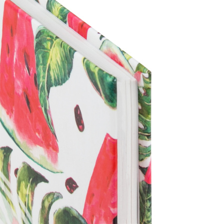 Блокнот А5 (135х206 мм), 80 л., твердый, клетка, выборочный лак, STAFF, "Juicy", 111605 - Блокноты в книжном переплете