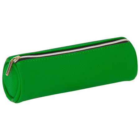 Пенал-косметичка BRAUBERG под фактурную кожу, ассорти 4 цвета, "Экзотика", 20х6х6 см, дисплей, 224041 - Пеналы мягкие